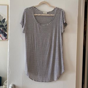 Striped long t-shirt